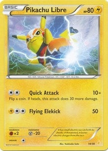 Pikachu Libre (14 - Non-Holo) (14/30) (PR)