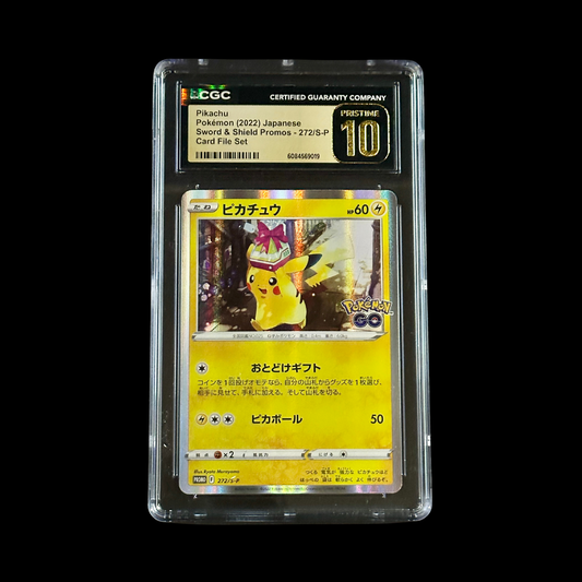 Pokemon JP Slab Pikachu 272/S-P CGC Pristine 10 2022