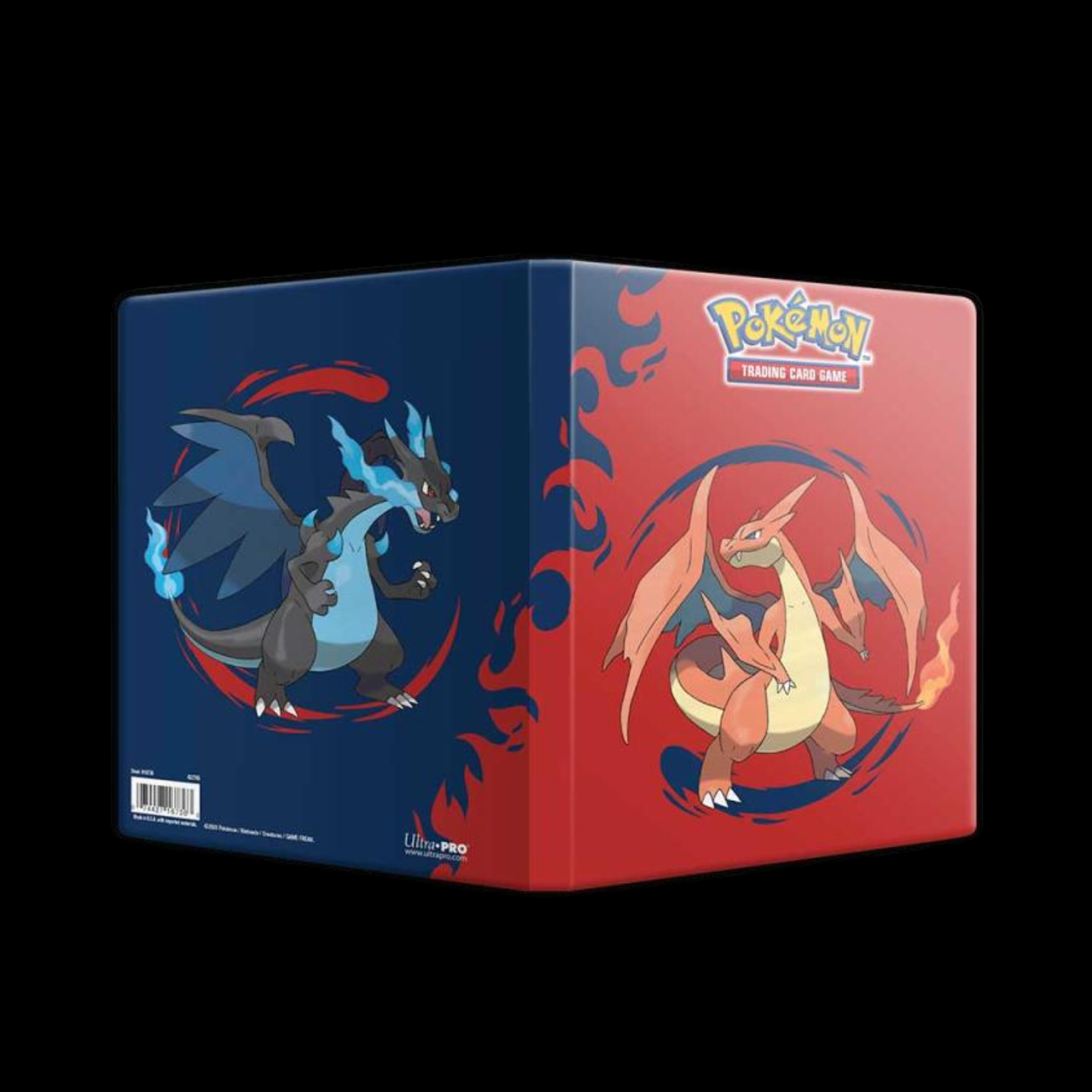 Ultra Pro Binder Pokemon Mega Charizard X & Y 4 Pocket 80x Cards + 4x Jumbo Cards