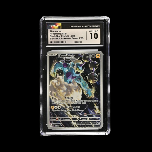 Pokemon Slab Thundurus 209 Pokemon Center CGC 10 Gem 2025