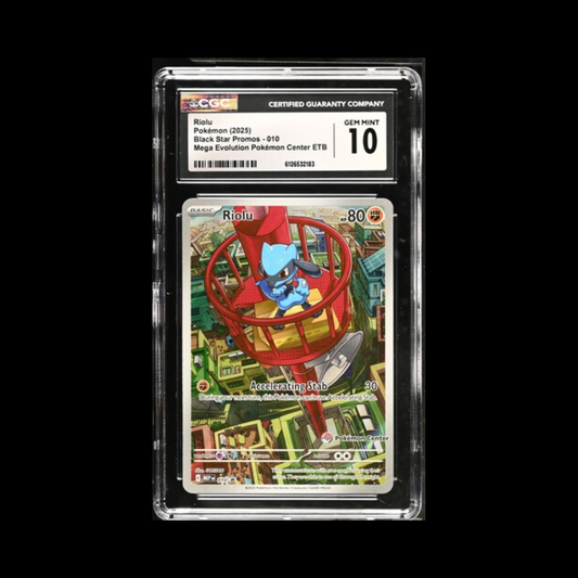 Pokemon Slab Riolu 010 Pokemon Center CGC 10 Gem 2025