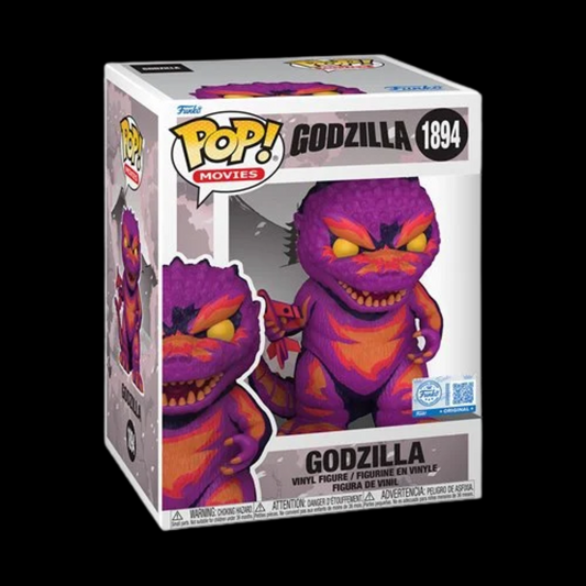 Godzilla Retro Futurism Art Godzilla Premium Funko Pop! Vinyl Figure #1894 - Entertainment Earth Exclusive - SUPER SIZE