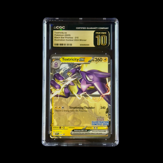 Pokemon Slab Toxtricity EX Illustration Contest 215/BSP CGC Pristine 10 2025