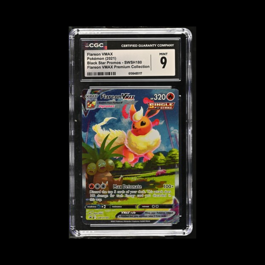 Pokemon Slab Flareon VMAX SWSH180 CGC Mint 9 2021