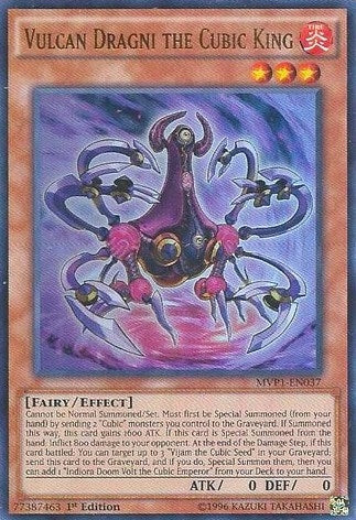 Vulcan Dragni the Cubic King (MVP1-EN037) (MVP1)