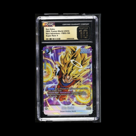 Dragon Ball Super Fusion World Slab Son Goku FB05-100 CGC Pristine 10 2025
