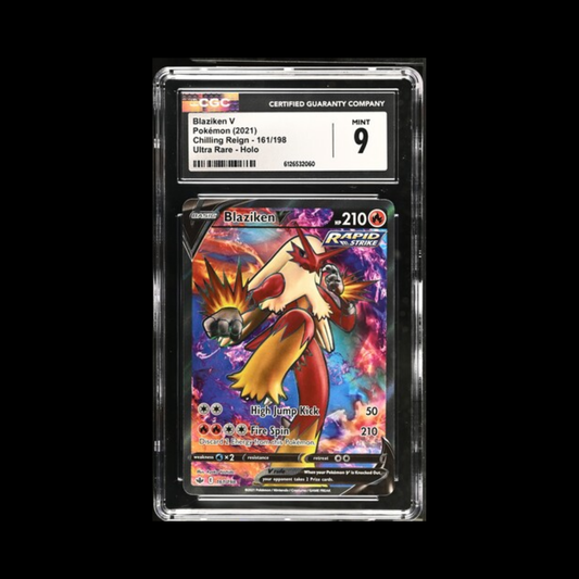 Pokemon Slab Blaziken V 161 CGC 9 Mint 2021