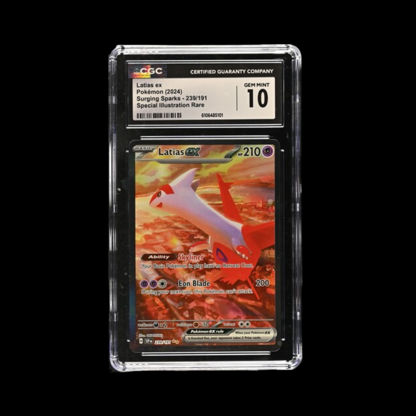 Pokemon Slab Latias 239 2024 CGC 10 Gem Mint