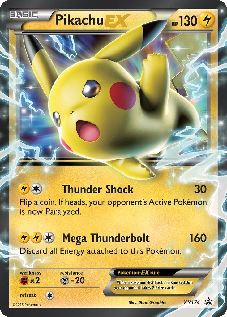 Pikachu EX - XY174 (XY174) (PR)