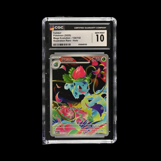 Pokemon Slab Ivysaur 134 2025 CGC 10 Gem Mint