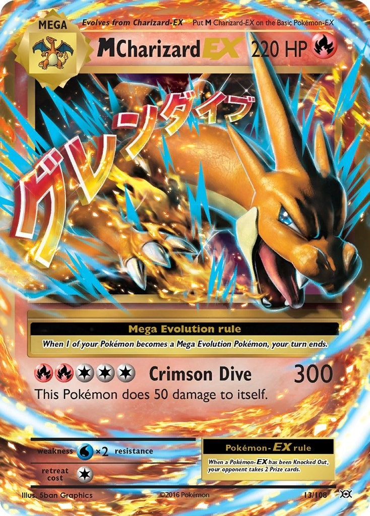 M Charizard EX (13/108) (EVO)