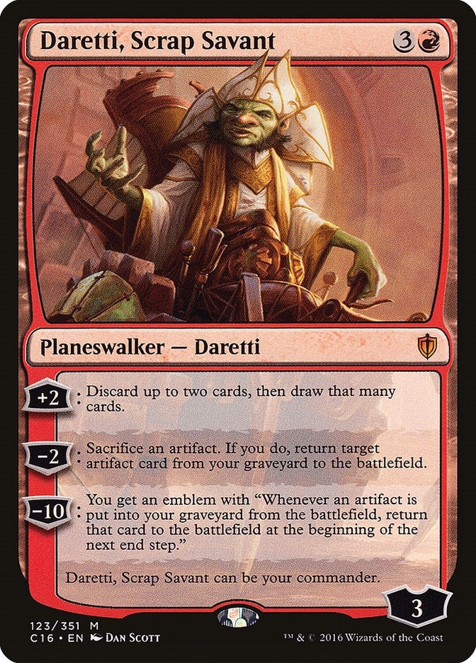 Daretti, Scrap Savant (123) (C16)