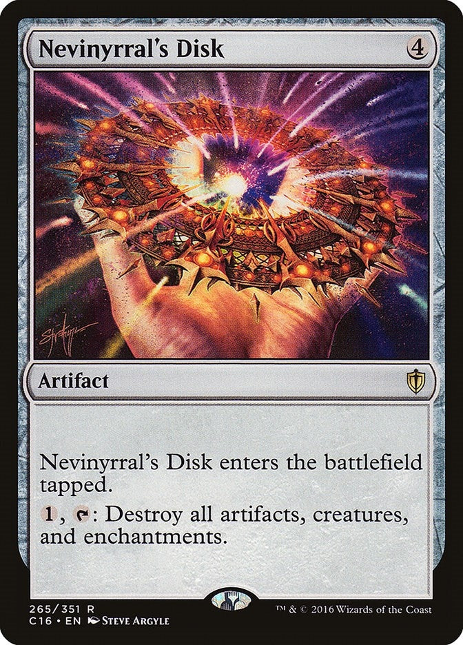 Nevinyrral's Disk (265) (C16)