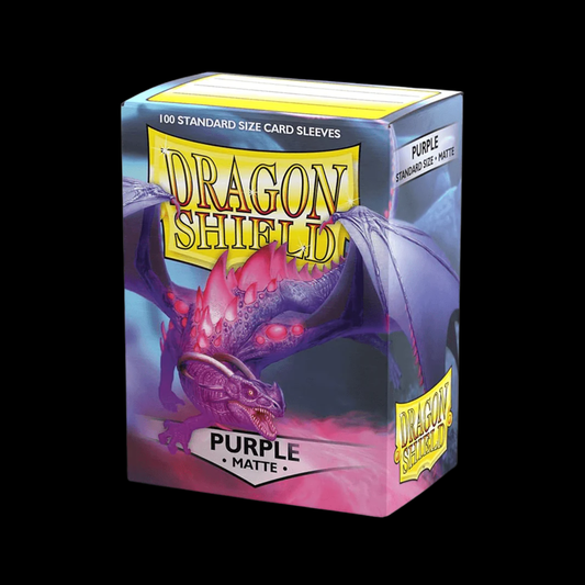 Dragon Shield Matte Purple Sleeves 100x