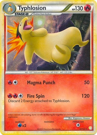 Typhlosion - 32/123 (Cosmos Holo) (032/123) (PR)