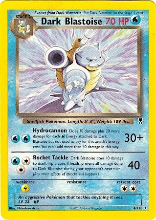 Dark Blastoise - 4/110 (WotC Legendary Collection) (004/110) (PR)