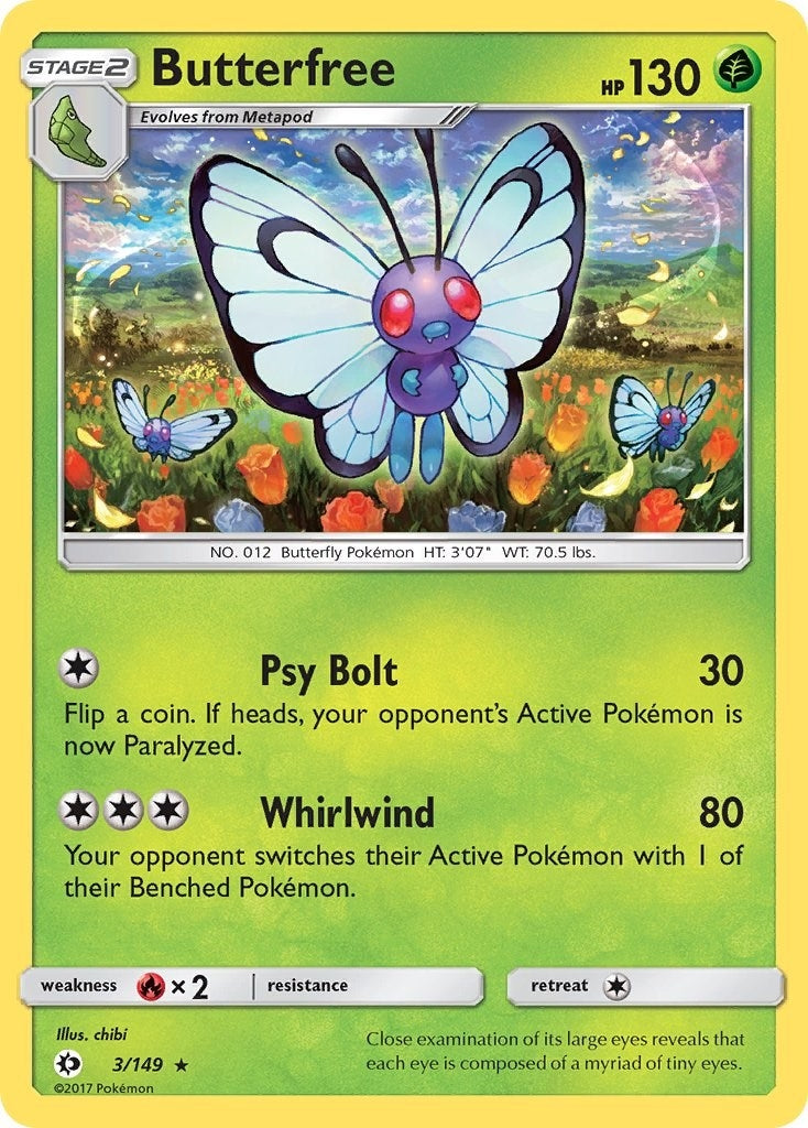 Butterfree (3/149) (SM01)