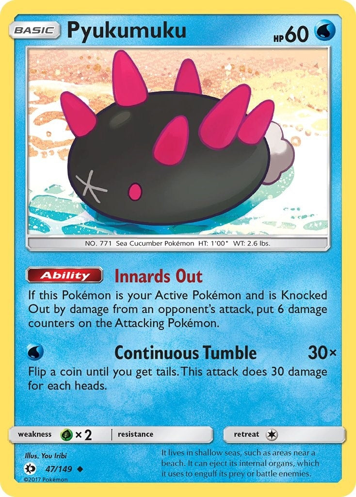 Pyukumuku (47/149) (SM Base Set) (SM01)