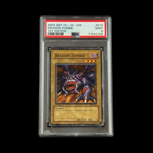 Yu-Gi-Oh! Slab Dragon Zombie 1st Edition SDY-014 PSA 9 Mint 2002