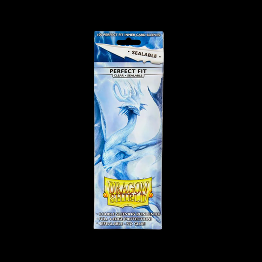 Dragon Shield Perfect Inner Sealable Double Sleeves Clear 100x
