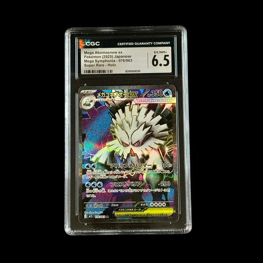 Pokemon JP Slab Mega Abomasnow EX 076/063 CGC 6.5 EX/NM 2025