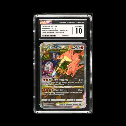 Pokemon Slab Charizard VSTAR SWSH262 CGC 10 Gem 2022