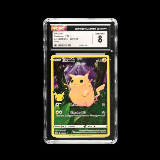 Pokemon Slab Pikachu 005 Holo CGC 8 NM 2021