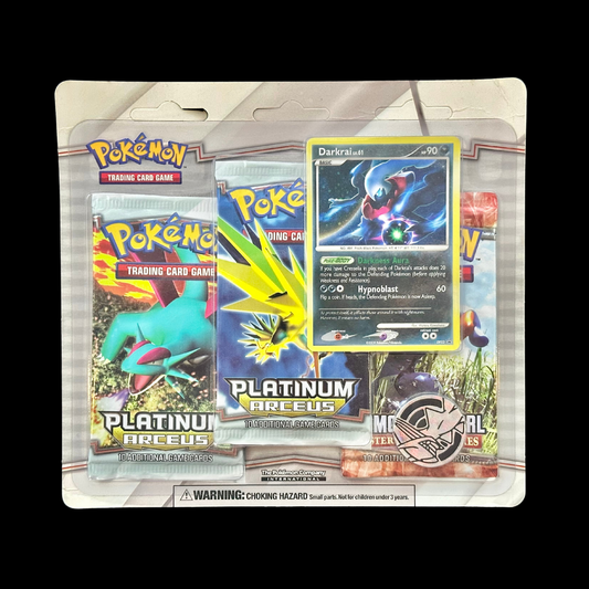 Pokemon Platinum Arceus 3 Pack Blister 2008