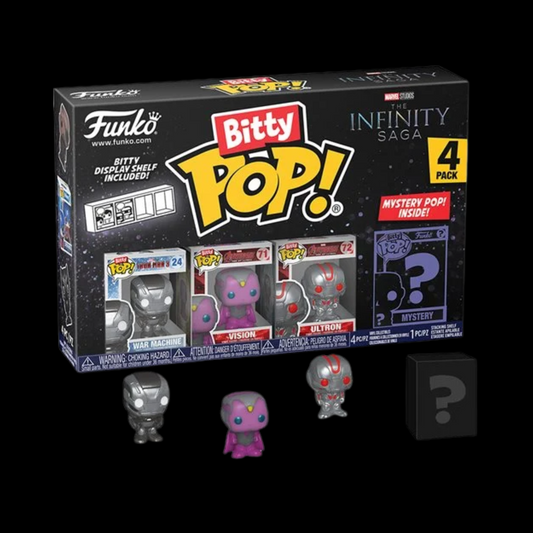 The Avengers The Infinity Saga Iron Man Bitty Funko Pop! Mini-Figure 4-Pack