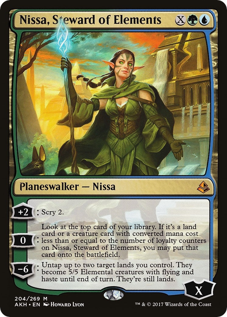 Nissa, Steward of Elements (204) (AKH)