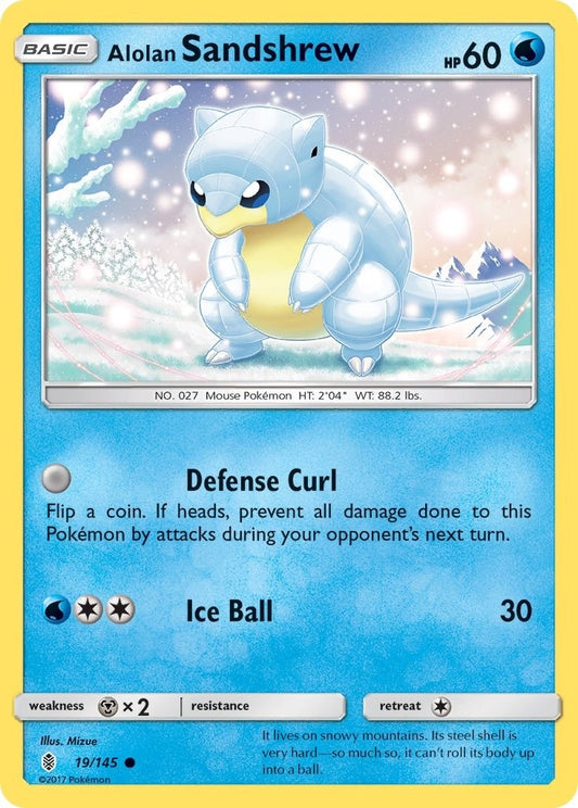 Alolan Sandshrew (19/145) (SM02)