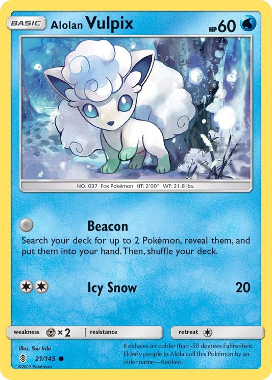Alolan Vulpix (21/145) (SM02)