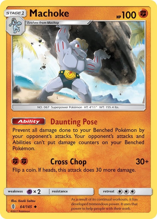 Machoke (64/145) (SM02)