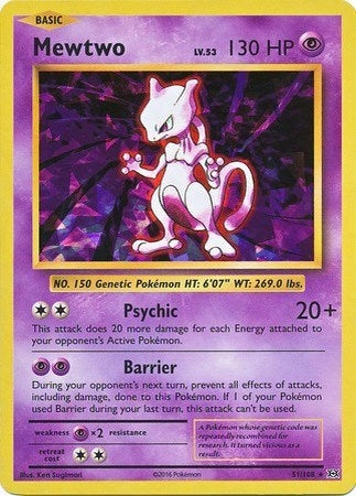 Mewtwo - 51/108 (Cracked Ice Holo) (051/108) (PR)