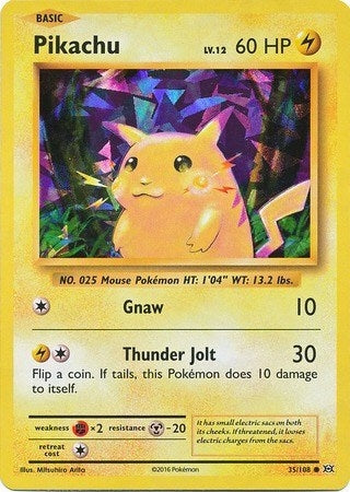 Pikachu - 35/108 (Cracked Ice Holo) (035/108) (PR)
