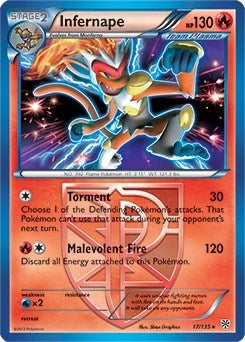 Infernape - 17/135 (BW Plasma Storm) (017/135) (PR)