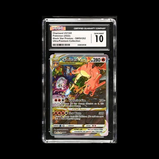 Pokemon Slab Charizard VSTAR SWSH262 CGC 10 Gem Mint 2022