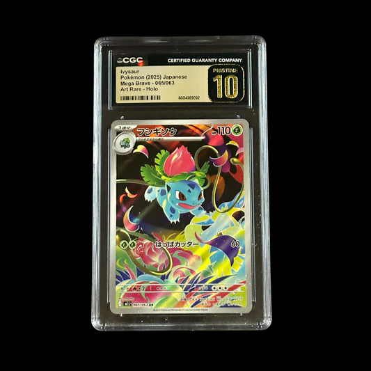 Pokemon JP Slab Ivysaur 065/063 CGC Pristine 10 2025