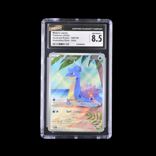 Pokemon Slab Misty's Lapras 194 2025 CGC 8.5 Nm/Mint+