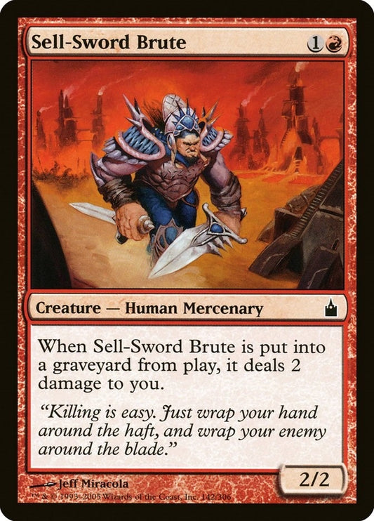 Sell-Sword Brute (142) (RAV)