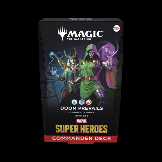 MTG Magic The Gathering Marvel Super Heroes Doom Prevails Commander Deck (Ships June 2026)