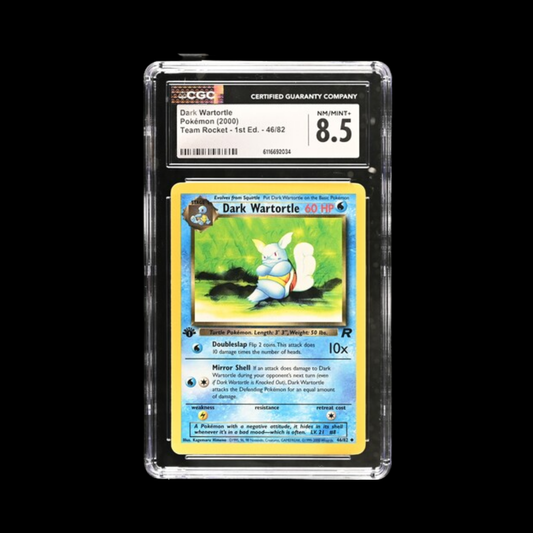 Pokemon Slab Dark Wartortle 1st Ed 46 CGC 8.5 NM 2000