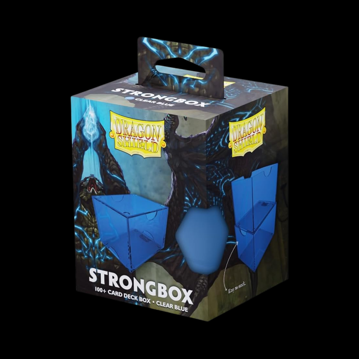 Dragon Shield Deck Box Strongbox Clear Blue