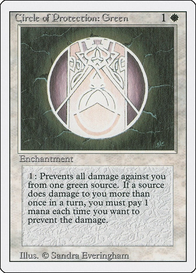 Circle of Protection: Green (3ED)