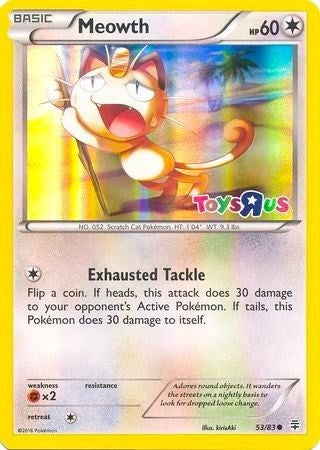 Meowth - 53/83 (Toys R Us Promo) (053/083) (MCAP)