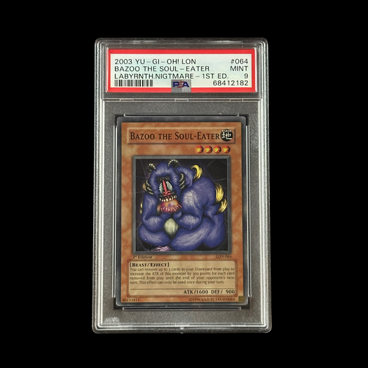 Yu-Gi-Oh! Slab Bazoo The Soul Eater 1st Edition LON-064 PSA 9 Mint 2003