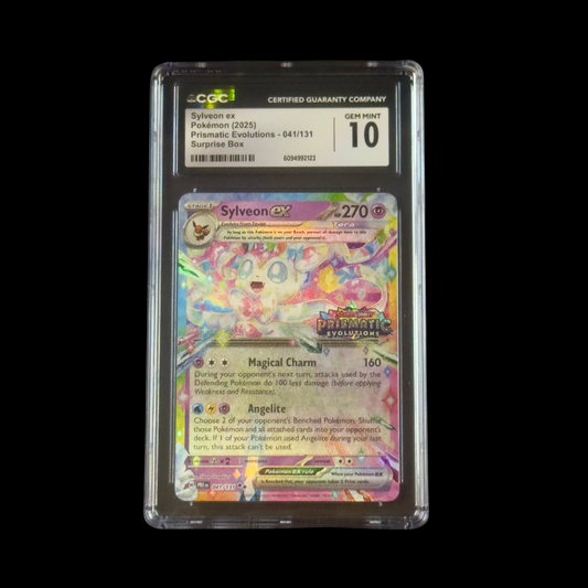 Pokemon Slab Sylveon EX 041 Stamped CGC 10 Gem 2025