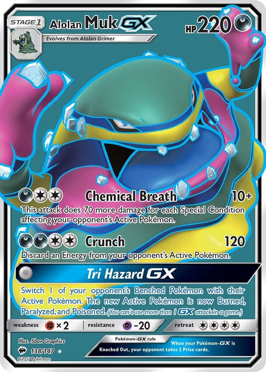 Alolan Muk GX (Full Art) (138/147) (SM03)