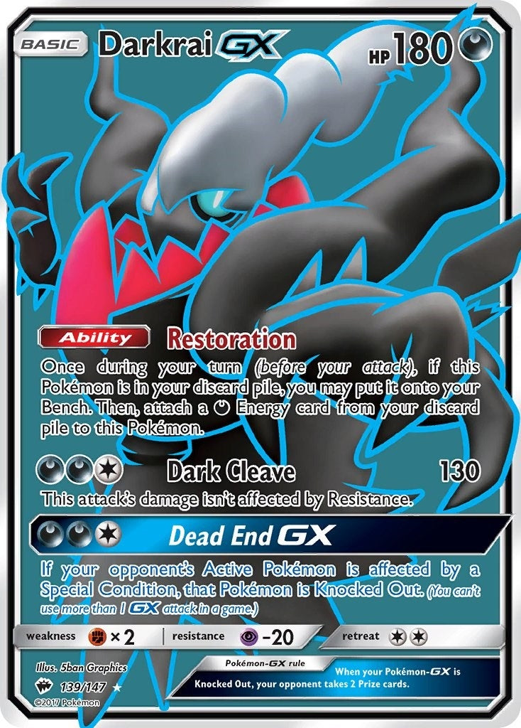 Darkrai GX (Full Art) (139/147) (SM03)