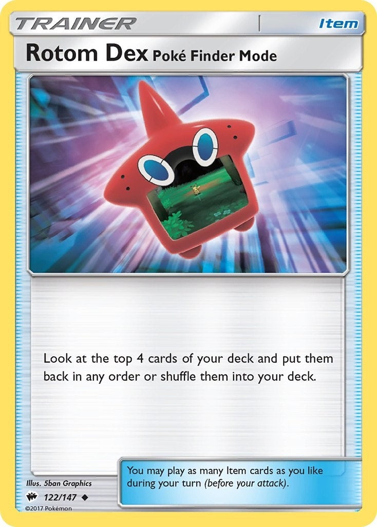 Rotom Dex Poke Finder Mode (122/147) (SM03)